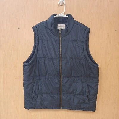 Men's Weatherproof Vest  XXL Dark Gray Size XXL,  Plaid Zipper Vintage - Image 1 of 4