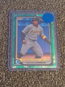 2024 Bowman - Chrome Prospects Lunar Glow Refractor #BCP-24 Termarr Johnson (RC) - Picture 1 of 2