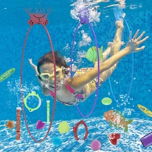 24Pcs Swimming Pool Toys Diving Toys Swim Toys Kid Summer Water Play Toys Gift - Picture 1 of 12