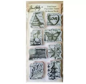 Tim Holtz Stamper's Anonymous Cling francobolli FELICE TUTTO BLUEPRINTS HTF - Foto 1 di 1