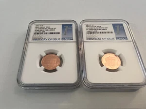 2015 AND 2016-S LINCOLN CENT "F.D.O.I." NGC PF69 RD ULTRA CAMEO - Picture 1 of 4
