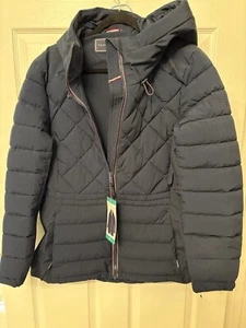 Neu mit Etikett Tommy Hilfiger Damen Steppjacke mit Kapuze - blau - XL - Bild 1 von 11