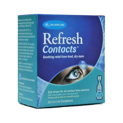 Refresh Contact Eye Drops 20 X 0.4ml