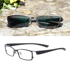 Business Men's Transition Photochromic Grey Reading Glasses Reader +0.00~+4.00 - Picture 1 of 22
