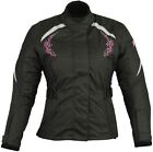 Motorbike Jacket Ladies Motorcycle Waterproof Textile Women Cordura Armour Coat