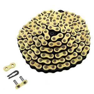 Gold MXG CZ Chain fits Yamaha YZ65 2018 - 2022 Non O-Ring Chain 120L - Picture 1 of 5