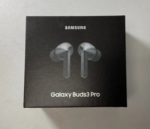 SAMSUNG Galaxy Buds 3 Pro AI Wireless Bluetooth Earbuds-Silver-SM-R630-Brand New - Picture 1 of 3