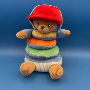 Paddington Bear Plush Baby Stacking Toy Teddy with Rattle in Head - Picture 1 of 10