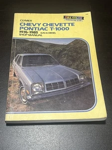 Chevy Chevette Pontiac T-1000 1976-1986 Shop Manual Clymer Repair Gas & Diesel - Picture 1 of 5