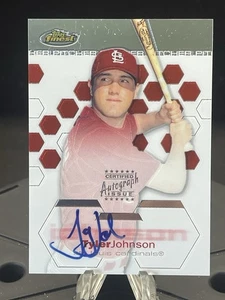 Topps Finest Gold X-Fractor 2003/199 Tyler Johnson #107 Rookie Auto RC - Imagen 1 de 2