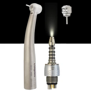 Dental High Speed Handpiece Titanium Fiber Optic Turbine For Sirona LED Coupling - Picture 1 of 61