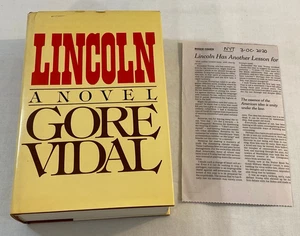 Lincoln Ein Roman von Gore Vidal Random House HCDJ 1984 1.AUFLAGE + Bonus - Bild 1 von 12