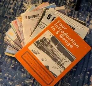 HUGE LOF OF 35 VINTAGE S GAUGIAN TRAIN MAGAZINE 1970s 1980s 1990s RARE FIND - Picture 1 of 10