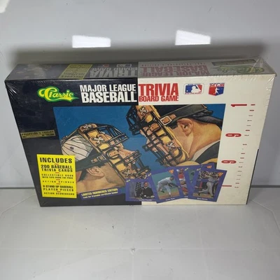 Classic 1991 Major League Baseball Trivia Board Game Collector's Edition Sealed - Image 1 of 4