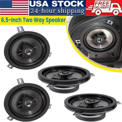 4 Pack Kicker Speaker Upgrade 2007-2018 Jeep Wrangler JK JKU, 77KICK10, 6.5inch - Image 1 of 4