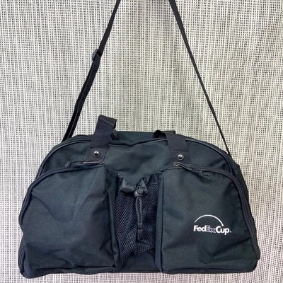 Bolso de Lona Gemline FedEx Cup Negro Gimnasio Viaje Llevar con Correa para el Hombro Foto 1 de 4