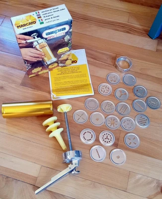 Prensa de galletas Marcato Ampia de colección hecha en Italia Navidad Spritz completa Foto 1 de 4