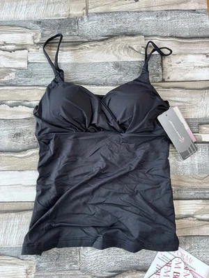 XS (8) Traje de baño Moontide frente reunido con aros cami bikinis natación ropa de playa Foto 1 de 2