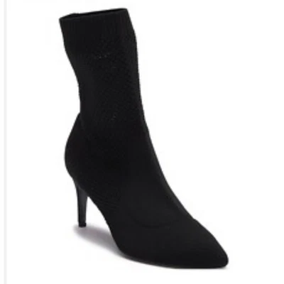 Charles David Prue Botas Calcetín Punto Punta Botines Negro Foto 1 de 4