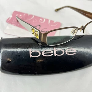 Bebe Amorous Brille Smoked Topas BB5015 Damen Rechteckig Halbrand 51-17 - Bild 1 von 24