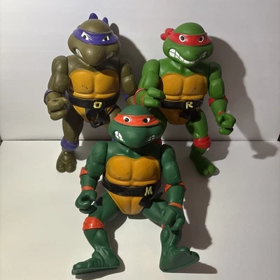 1989 Playmates Giant 13 дюймов Черепашки-ниндзя Майки, Рафаэль, Донателло - Изображение 1 из 4