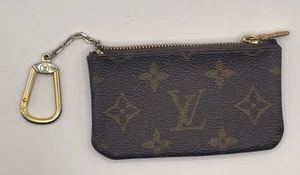 Louis Vuitton Pochette Cles Key Pouch Monogram With Repair But Great - Picture 1 of 19