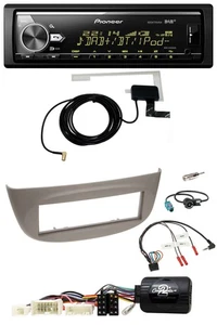 Pioneer Bluetooth DAB USB Lenkrad Autoradio für Renault Wind N 2010-2013 grau - Bild 1 von 11