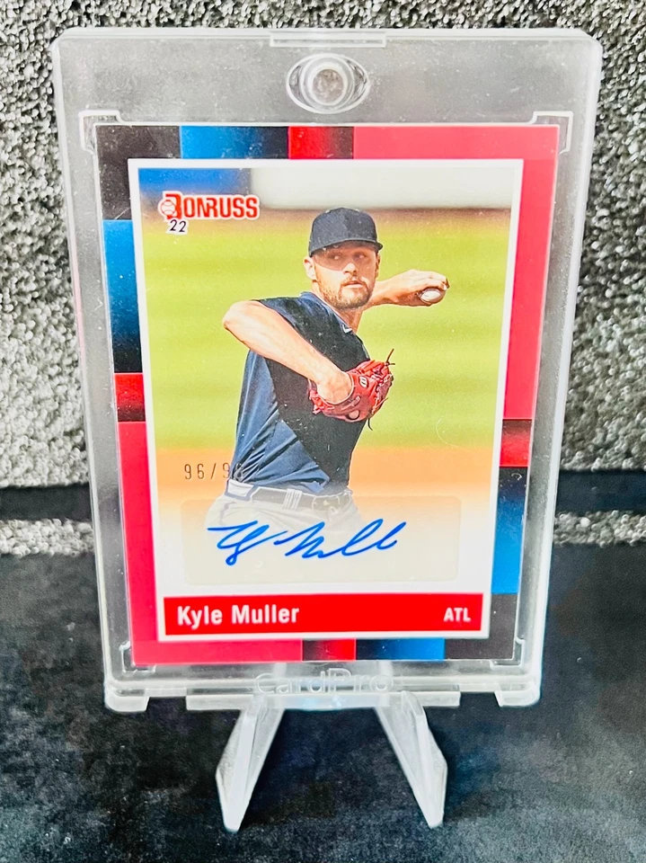 KYLE MULLER 2022 Panini Donruss Baseball #R88S-KM Auto /99 ATL Braves - Image 1 of 1