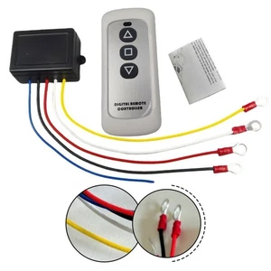 Treuil Voiture Électrique Télécommande Sans Fil Fonctionnant à 12 Volts avec - Picture 1 of 10