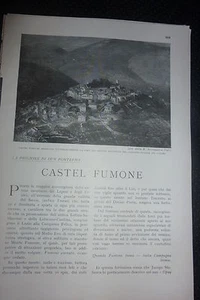 * VECCHIO ARTICOLO : CASTEL FUMONE (FR) -  1932 - Picture 1 of 1