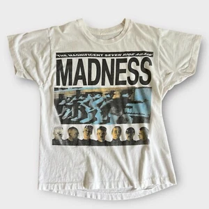 1992 Morrissey Madness London, UK Concert Vintage Band Tour Tee Shirt 90s 1990s - Picture 1 of 4