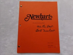 Script TV NEWHART/1983, ""Kirk Goes For The Juggler"" firmato da Bob Newhart. - Foto 1 di 4