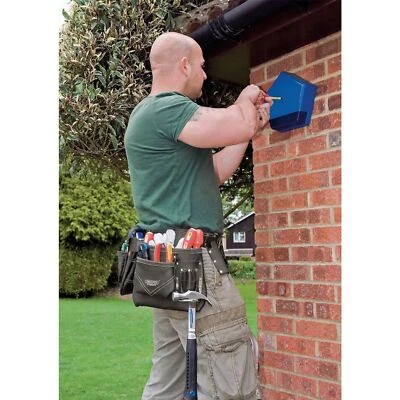 Draper Expert 03138 Oil-Tanned Leather Double Pouch Hand Tool Hammer Holder Belt - Image 1 of 3