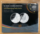FRG - 20 euro commemorative coin - Nelly Sachs 2016 - silver - mirror gloss original packaging