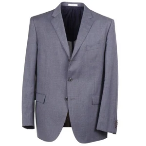 Boglioli Slim-Fit Solid Medium Gray Year-Round Wool Suit 46R (Eu 56) $1950 - Picture 1 of 11