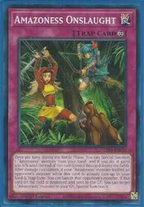 Yugioh - Amazoness Onslaught - 1st Edition Card - Picture 1 of 1