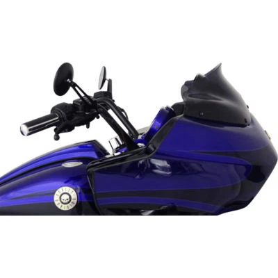 Klock Werks 8" Dark Smoke Flare Windshield for 1998-2013 Harley Road Glide FLTR - Image 1 of 2