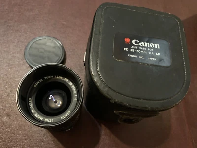 Vintage Canon 35-70mm 1:4  Zoom lens w/ Case Excellent Condition - Image 1 of 4