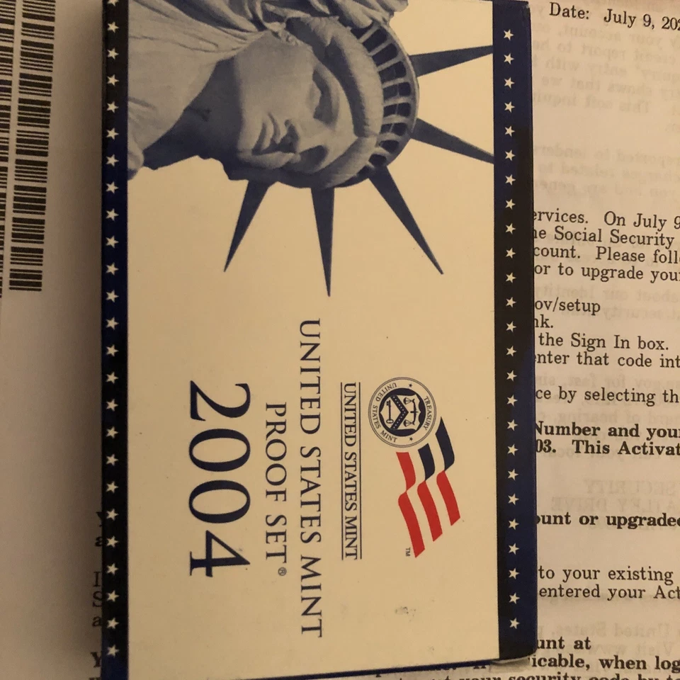 2004 Clad Proof Set U.S. Mint Original Government Packaging OGP COA - Image 1 of 1