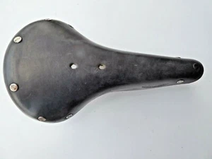 IDEALE 70 SPECIAL COMPETITION TB BLACK LEATHER RACING SADDLE - NOS - Picture 1 of 9