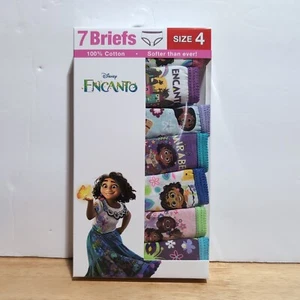 Disney Encanto Assorted Girls Panties Briefs Cotton Size 4 7-pack - Picture 1 of 6