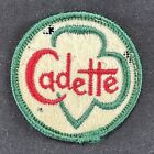 Vintage Girl Scouts Of American Cadette Patch Rank Award Trefoil 1970'S Gsa