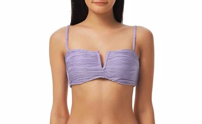 Top de bikini Lucky Brand Love Wave Bralette para mujer talla M violeta acolchado nuevo con etiquetas Foto 1 de 4