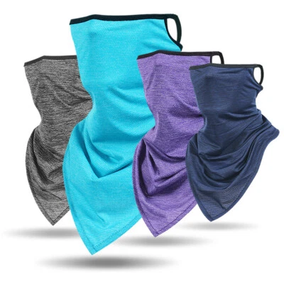 Mascarilla facial transpirable con pasamontañas para hombres mujeres motocicleta ciclismo EE. UU. Foto 1 de 4