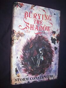 Burying The Shadow Storm Constantine Book SIGNED 1st Edition  1992 DOUBLE DJ!