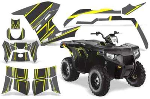 Graphics Decals Stickers for Polaris Sportsman 800/500/400 ATV 11-15 SHCKR Y - Foto 1 di 2