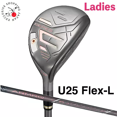HONMA BERES 09 Ladies Black 2024 Utility Hybrid U25 ARMRQ FX Flex L Japan LTD - Image 1 of 4