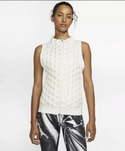 Nike AeroLoft Running Lightweight Vest Cream Size Medium Packable BV3851 133 - Picture 1 of 1