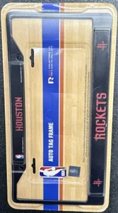 Houston Rockets NBA Chrome Metal License Plate Frame - Picture 1 of 2