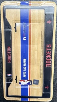Houston Rockets NBA Chrome Metal License Plate Frame - Image 1 of 2